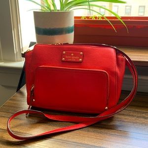Red Kate Spade Shoulder Bag
